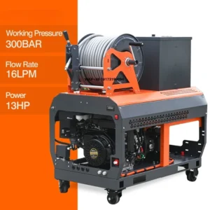 AMJET MBS3016 Compact Powerful High Pressure Cleaner 300bar 16lpm 13HP Professional Tool for Plumbers and Cleaning Service